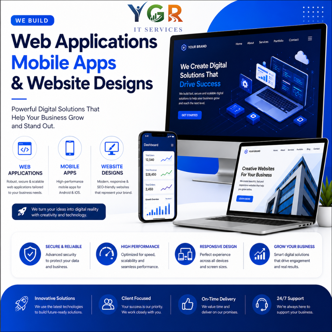 Professional Website Design and App Development Services by YGR Gobal IT Services