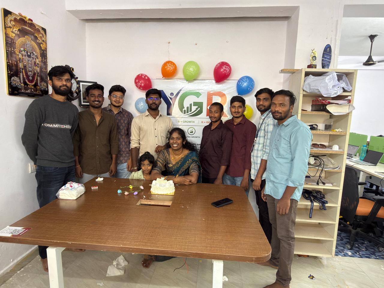General Manager Birthday Celebrations at YGR Gobal IT Services