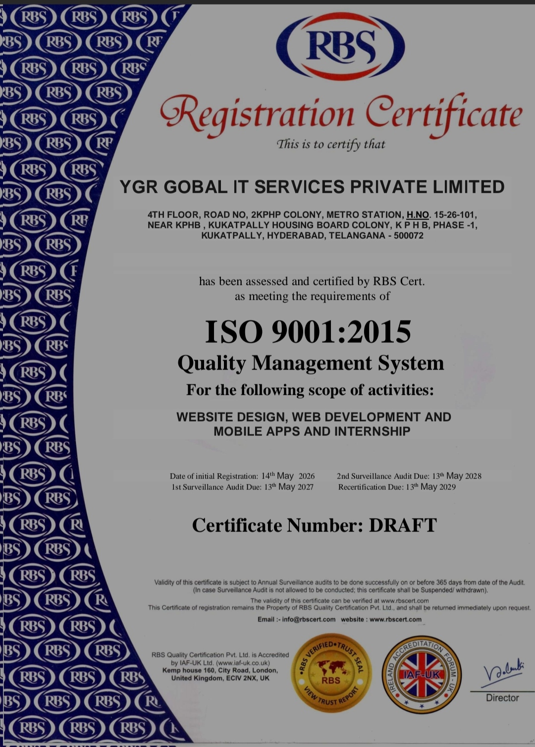 ISO Certification